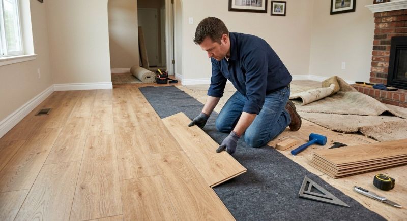 Laminate Floor Remodeling in Fairfax, VA
