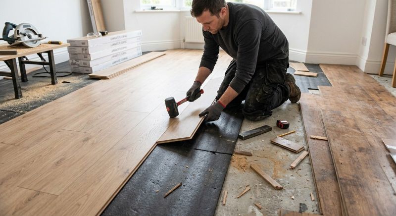 Laminate Floor Replacement in Montgomery County, MD