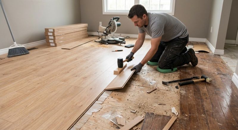 Laminate Floor Replacement in Montgomery Village, MD
