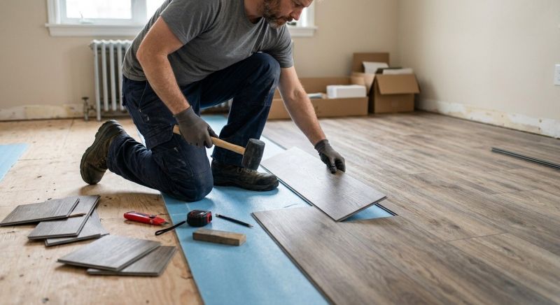 Linoleum Floor Installation in Bethesda, MD