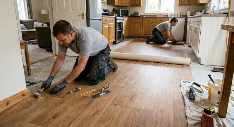 Linoleum Floor Installation in Fairfax, VA