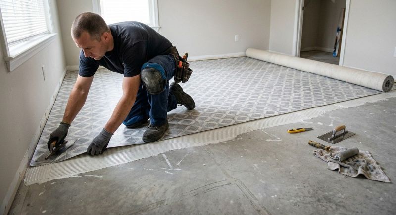 Sheet Linoleum Installation in Great Falls, VA