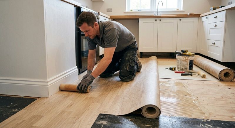 Sheet Linoleum Installation in Hyattsville, MD