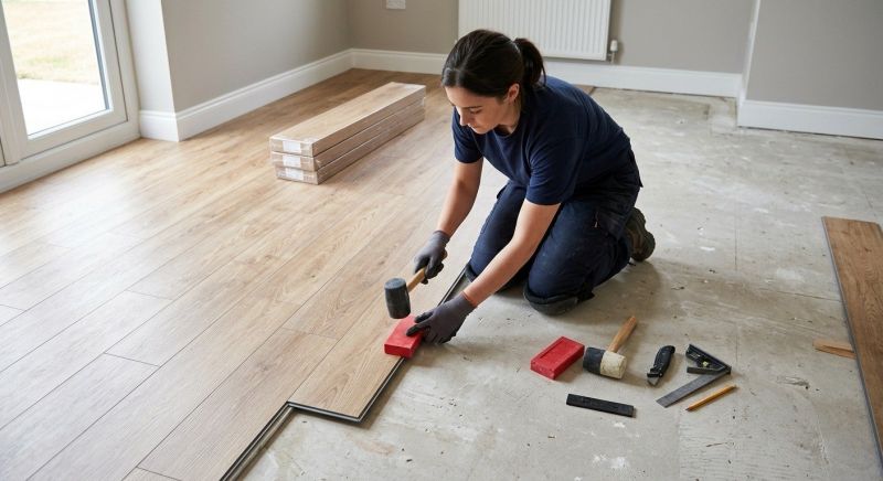 Vinyl Plank Floor Installation in Fairfax, VA
