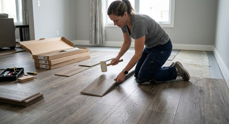 Vinyl Plank Floor Installation in Fairfax, VA
